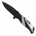 Folding Stainless Steel Knife W/Carabiner