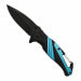 Folding Stainless Steel Knife W/Carabiner