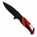 Folding Stainless Steel Knife W/Carabiner
