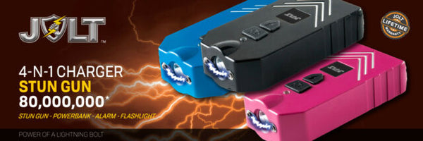 JOLT 4-N-1 Charger Stun Gun 80,000,000